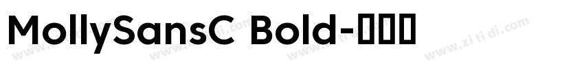 MollySansC Bold字体转换